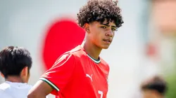 Cristiano Ronaldo Jr. con la Sub 15 de Portugal.