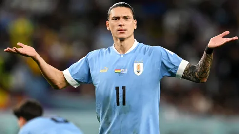 Darwin Núñez, delantero de Uruguay.