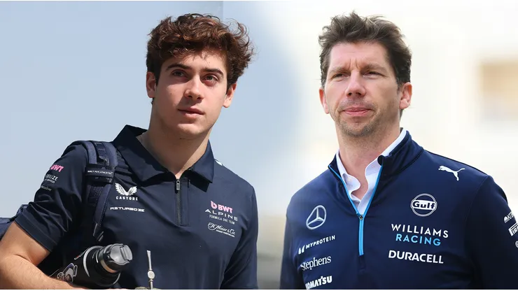 James Vowles, jefe de Williams, y Franco Colapinto.