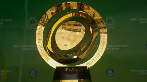 El trofeo del Mundial de Clubes.