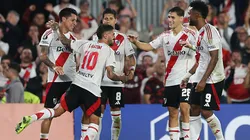 Lanzini grita su gol ante Independiente del Valle