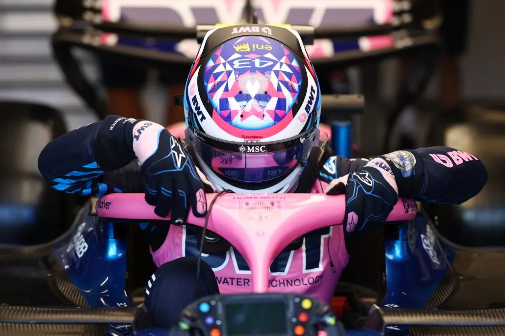 Franco Colapinto tuvo su primera práctica libre con Alpine.