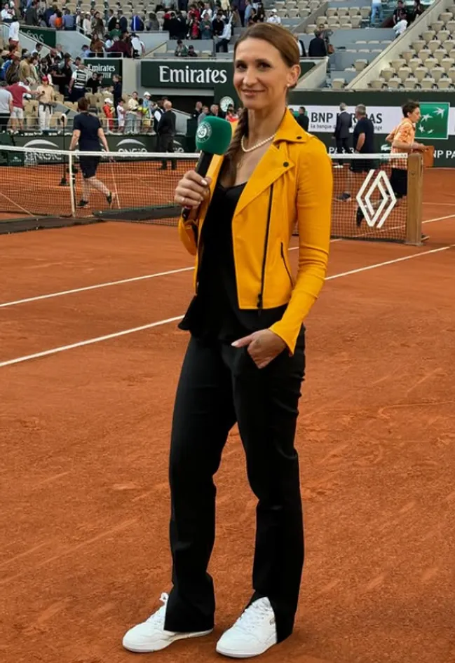 Tatiana Golovin en Roland Garros 2024. (Foto: @tatianagolovin15).