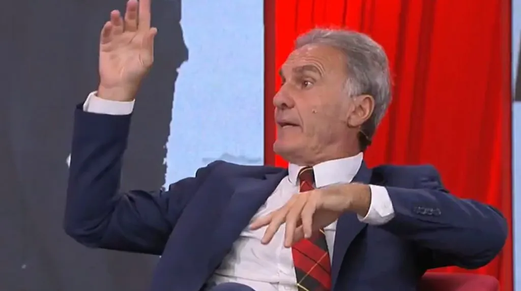 Oscar Ruggeri, panelista de ESPN.