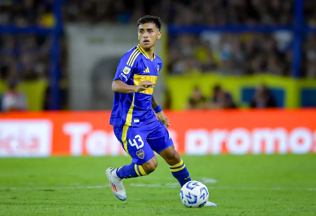 Milton Delgado, el único jugador de Boca que elevó su cotización de mercado (Getty Images).
