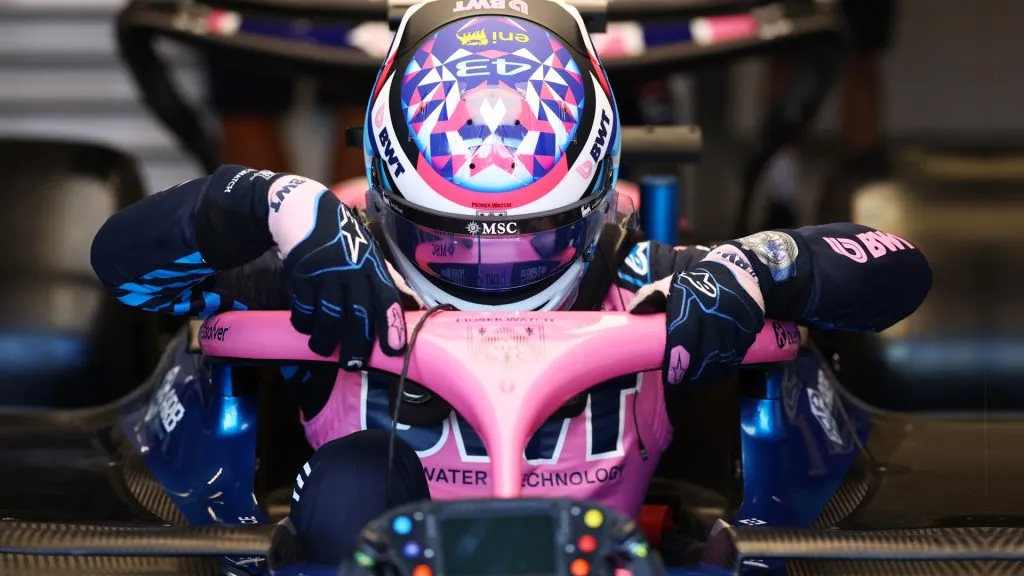 Franco Colapinto con Alpine en la clasificación del GP de Emilia Romaña en la F1