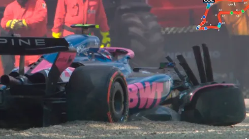 La reacción de Alpine al choque de Colapinto en la qualy de Imola: "Lo que no queríamos ver"