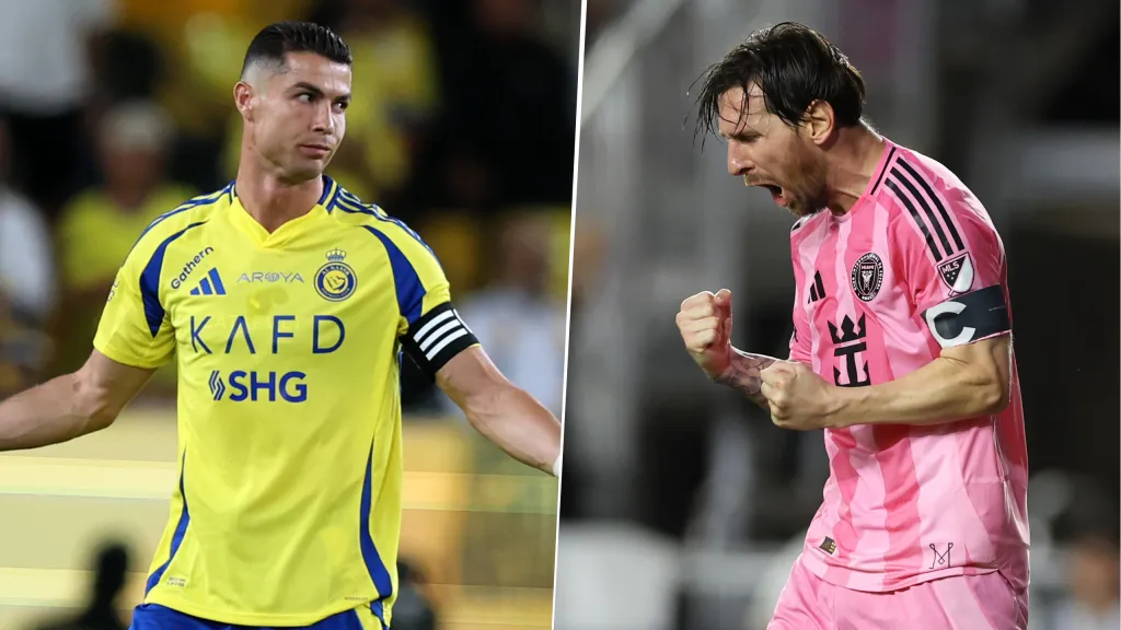 Cristiano Ronaldo y Lionel Messi, los máximos goleadores en la historia del fútbol.