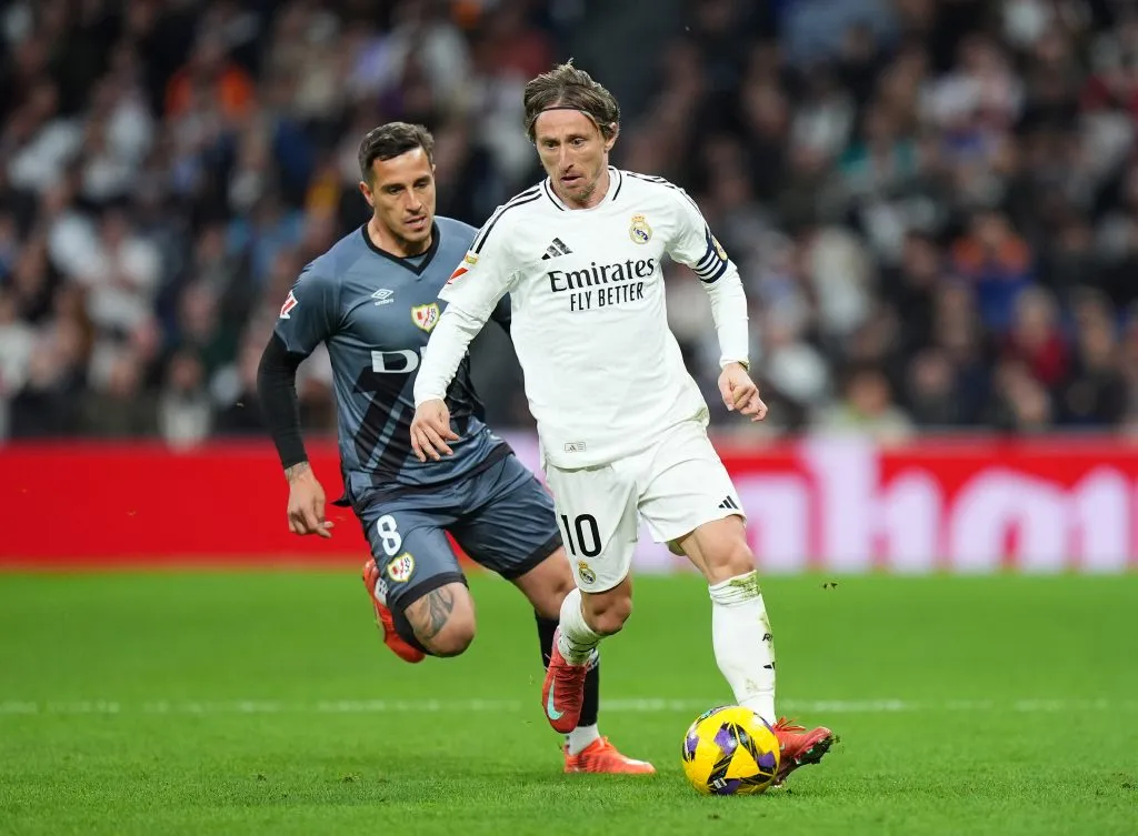 Óscar Trejo en Rayo Vallecano ante Real Madrid. (Foto: Getty).