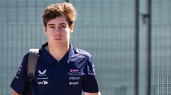 Colapinto se prepara para el GP de Barcelona.