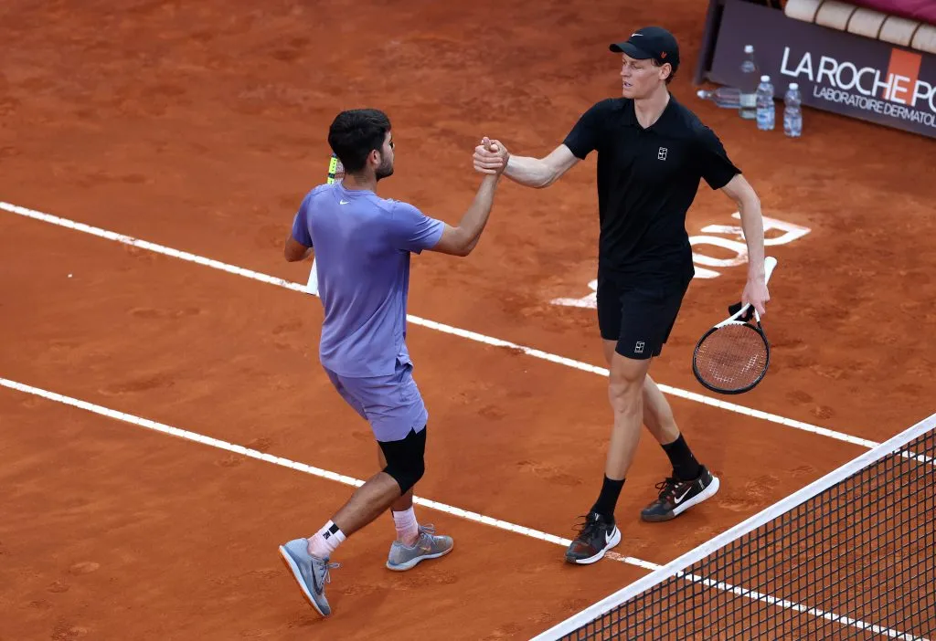 Alcaraz y Sinner. (Foto: Getty).