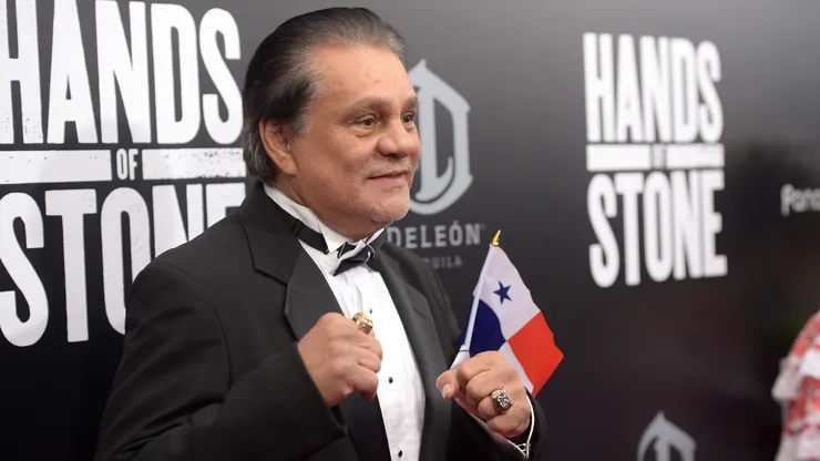Roberto Durán, alias Manos de Piedra, ex boxeador panameño. (Getty)