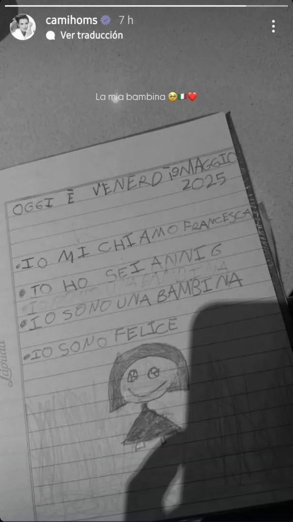 La publicación de Cami Homs.