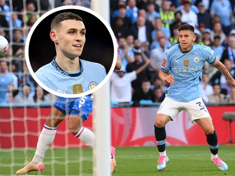 Phil Foden sobre el Diablito Echeverri: ''Su calidad se nota''