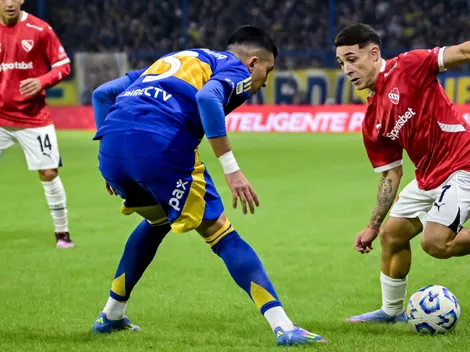 El gesto de Santiago Montiel a los hinchas de Boca tras el gol de Independiente