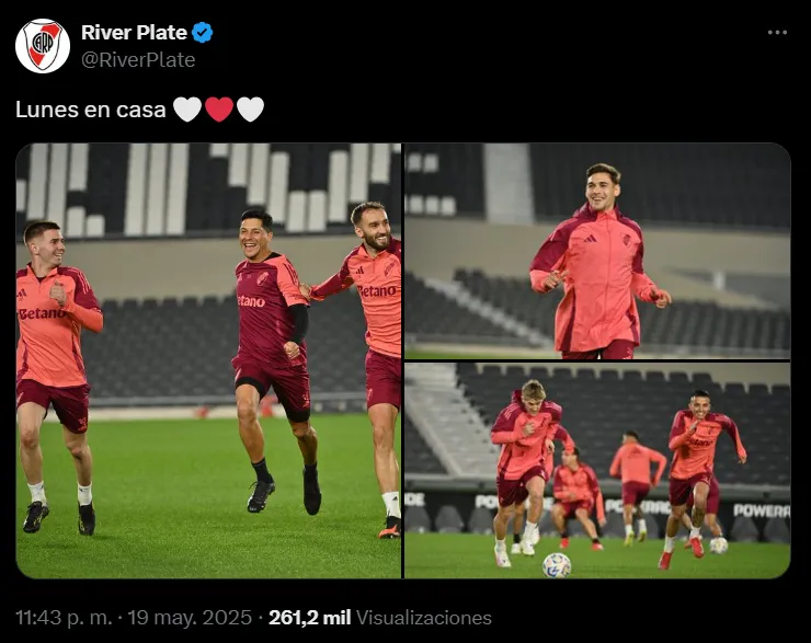 El tuit de River tras la eliminación de Boca.