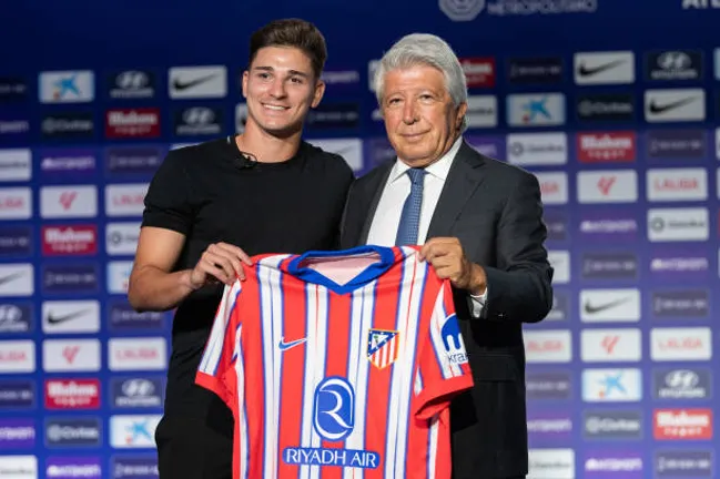 Julián Álvarez tiene contrato hasta 2030 con el Atlético de Madrid.