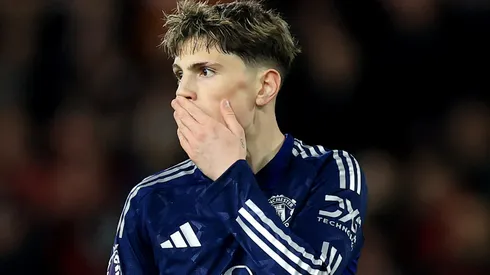 Alejandro Garnacho, jugador de Manchester United.