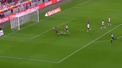 Vicente Taborda abrió la cuenta ante River.