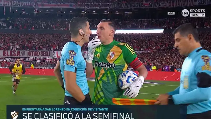 La confusión de Armani y Gallardo tras los penales en River vs. Platense: "Falta uno"