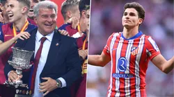 Enrique Cerezo, ante el comentario que hizo Joan Laporta del Barcelona, dijo que Julián Alvarez se quedará en el Atlético de Madrid.