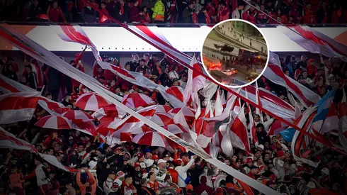 Hubo peleas entre hinchas de River y Platense