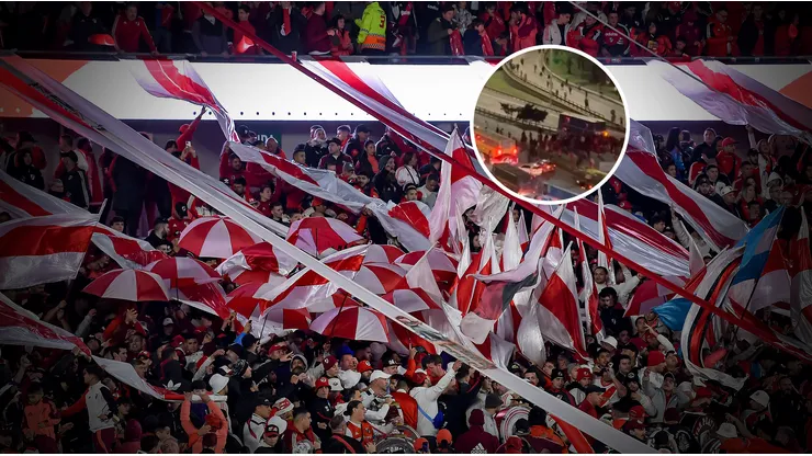 Hubo peleas entre hinchas de River y Platense