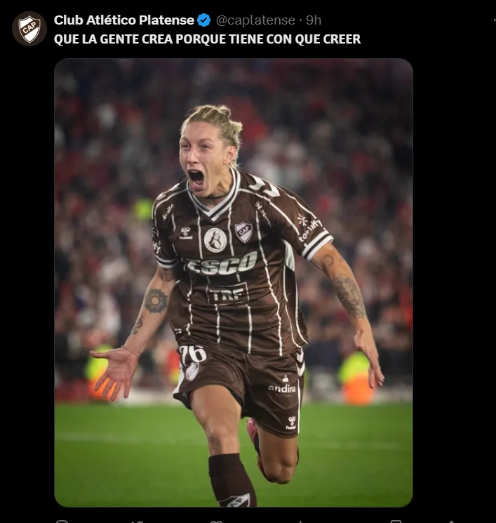 La chicana de Platense a River.