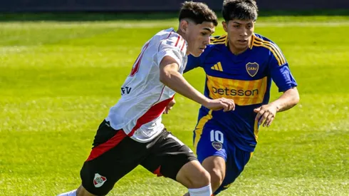 River y Boca se enfrentan en el Superclásico de Reserva.
