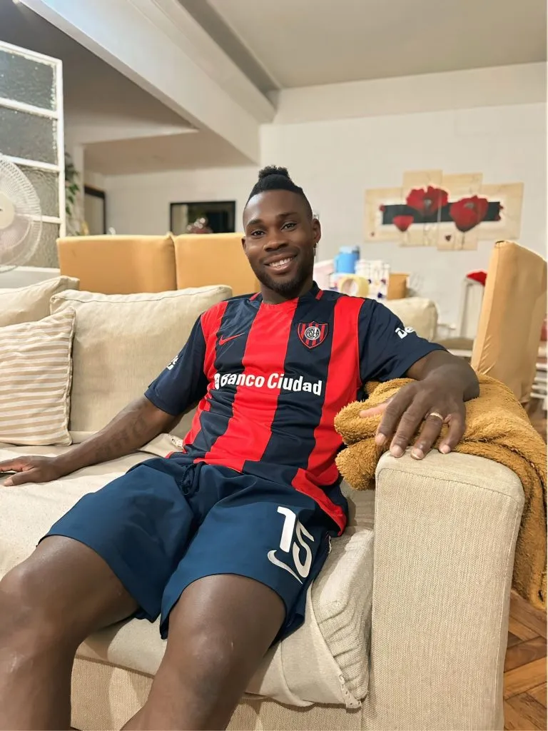 Félix quedó vinculado sentimentalmente a San Lorenzo. (Foto: @FelixOrode).