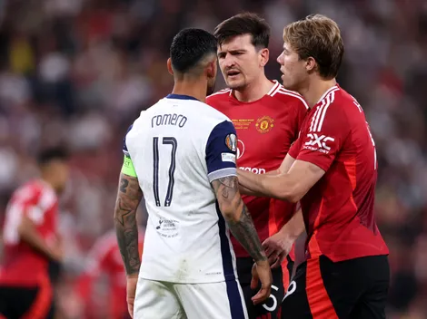 El fuerte cruce entre Cuti Romero y Maguire tras la victoria de Tottenham