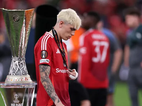 Garnacho puso en duda su continuidad en Manchester United