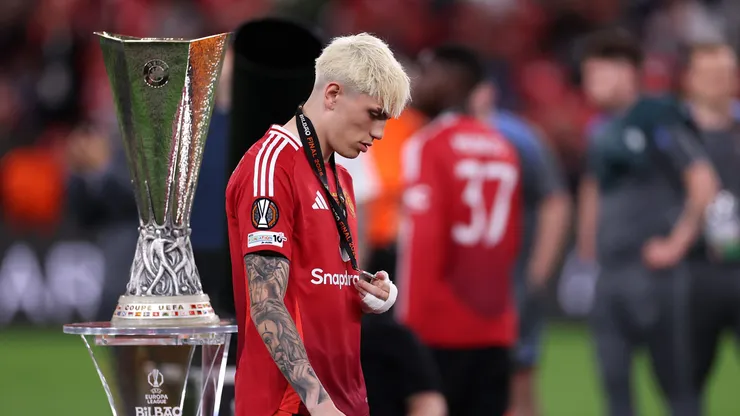 Garnacho puso en duda su continuidad en Manchester United