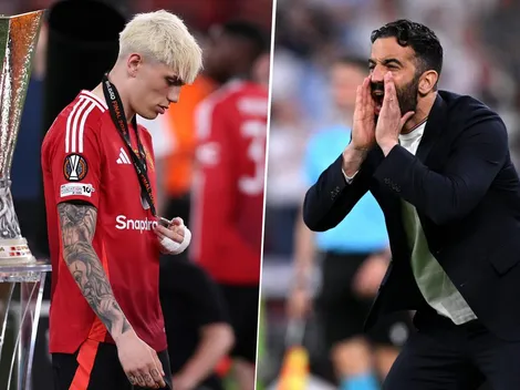 Amorim le respondió a Garnacho: ''Es fácil hablar ahora''