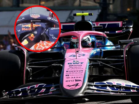 Max Verstappen se enojó con Colapinto y le hizo un irónico gesto desde su Red Bull en el GP de Mónaco