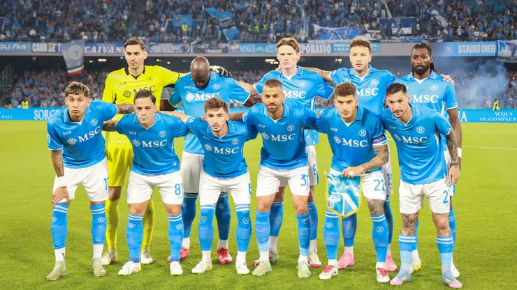 El equipo titular de Napoli que gritó campeón en la última fecha de la Serie A. (Getty)