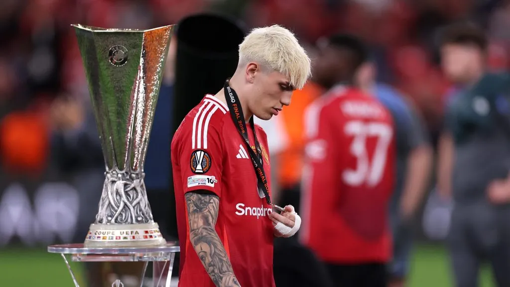 Manchester United tuvo la peor temporada de los últimos 50 años, pero Garnacho mostró nivel.