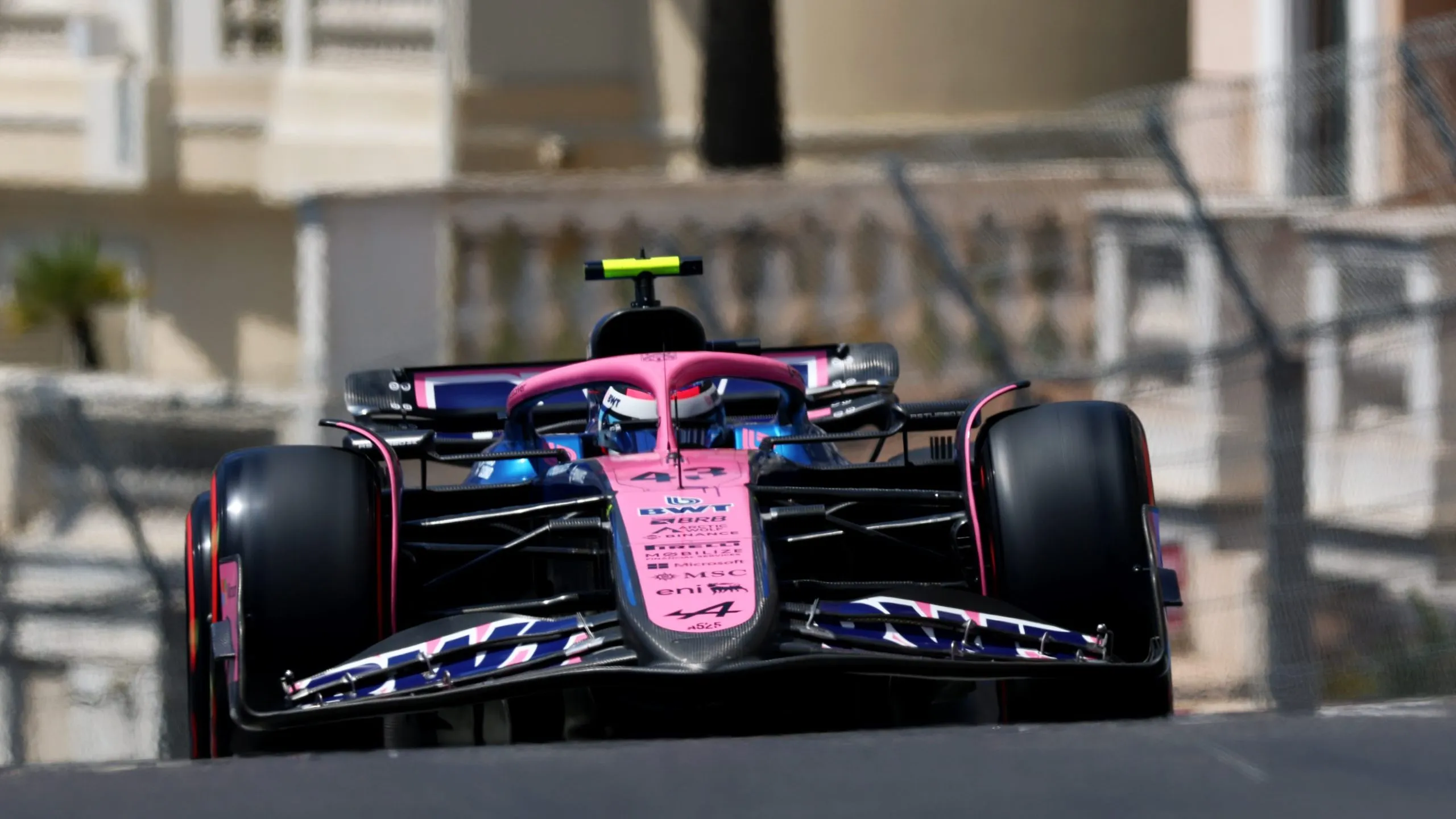 Colapinto quedó eliminado en la primera fase de la Qualy y partirá 18° para el GP de Mónaco (Getty Images).