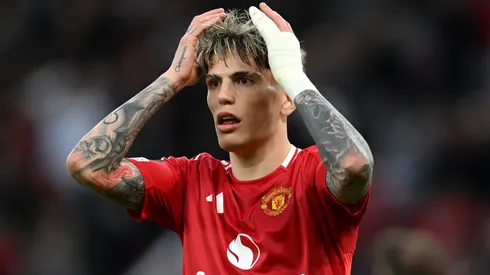 Alejandro Garnacho, delantero de Manchester United.