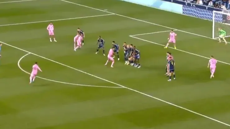 El golazo de Messi a Philadelphia.
