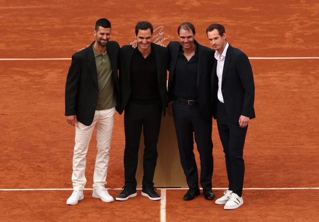 Djokovic, Federer, Nadal y Murray. (Foto: Getty).