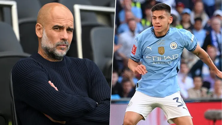 Pep Guardiola dio a entender que Claudio Echeverri no tendrá lugar en el Manchester City durante la temporada 2025/2026.