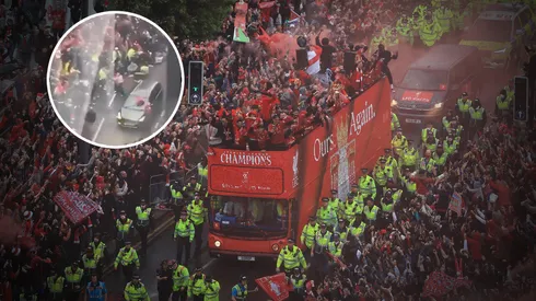 Así fue el atropello masivo que dejó tres heridos durante los festejos del Liverpool por la Premier League