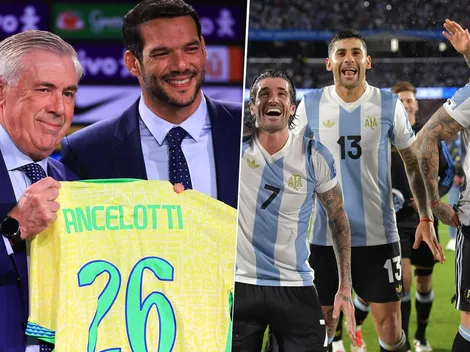 En su presentación en Brasil, a Ancelotti le recordaron la derrota 4 a 1 con Argentina