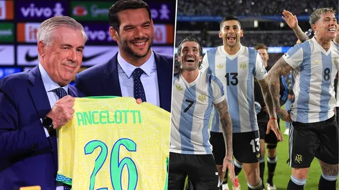 A Carlo Ancelotti le recordaron, en su presentación como entrenador de Brasil, la goleada 4 a 1 sufrida ante Argentina por las Eliminatorias.