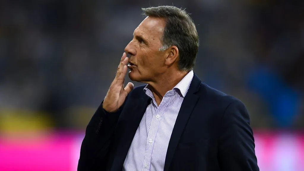 Miguel Ángel Russo en su último ciclo en Boca.