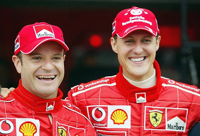 Rubens Barrichello fue el compañero de Schumi en su mejor etapa en Ferrari.