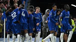 Los jugadores de Chelsea, a puro festejo.