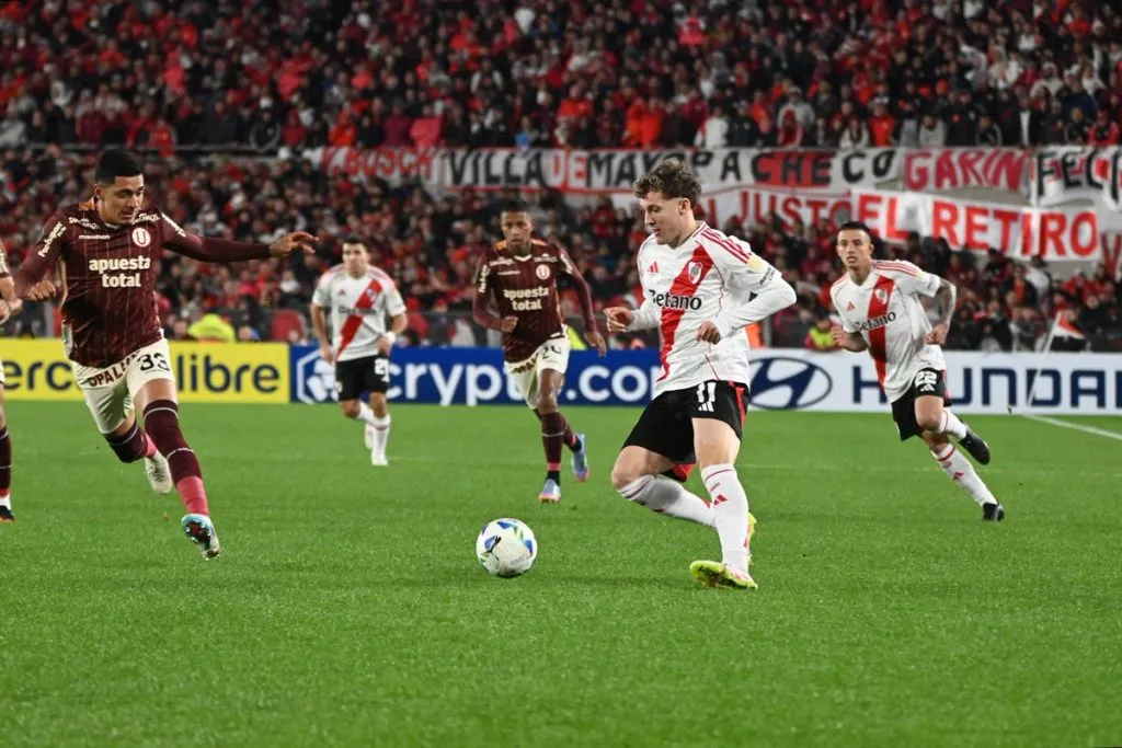 Facundo Colidio en acción. (Foto: Prensa River)