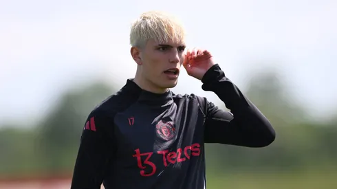 Alejandro Garnacho en Manchester United.